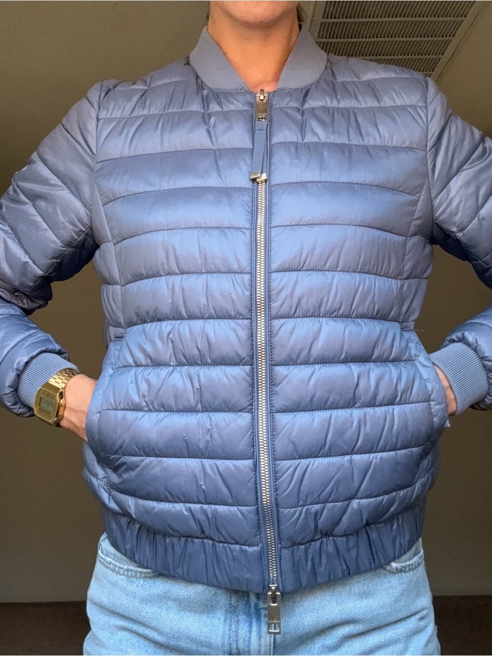 Massimo Dutti Puffer Bomber Jacket